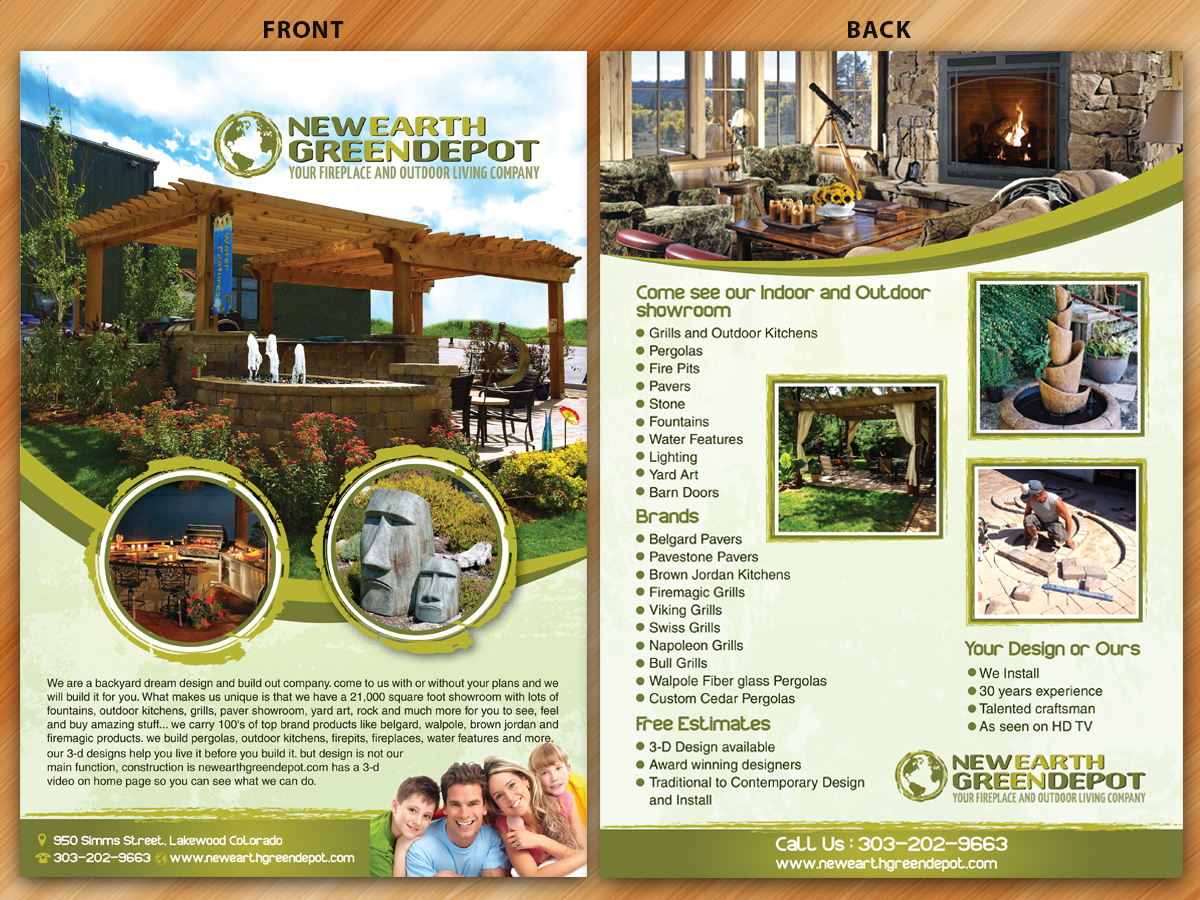 Flyer Design by Sarmishtha Chattopadhyay_loginchange for newearthgreendepot | Design #5611606