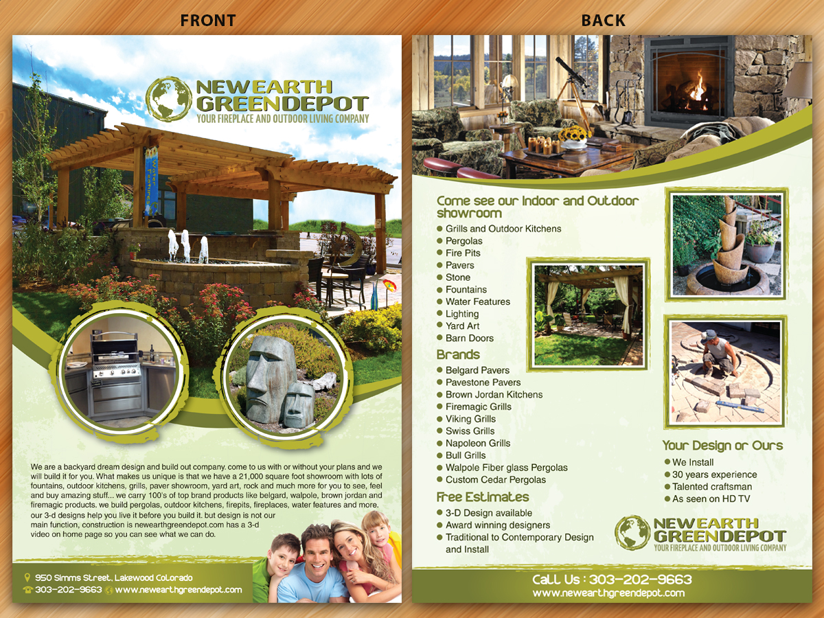 Flyer Design by Sarmishtha Chattopadhyay_loginchange for newearthgreendepot | Design #5615947