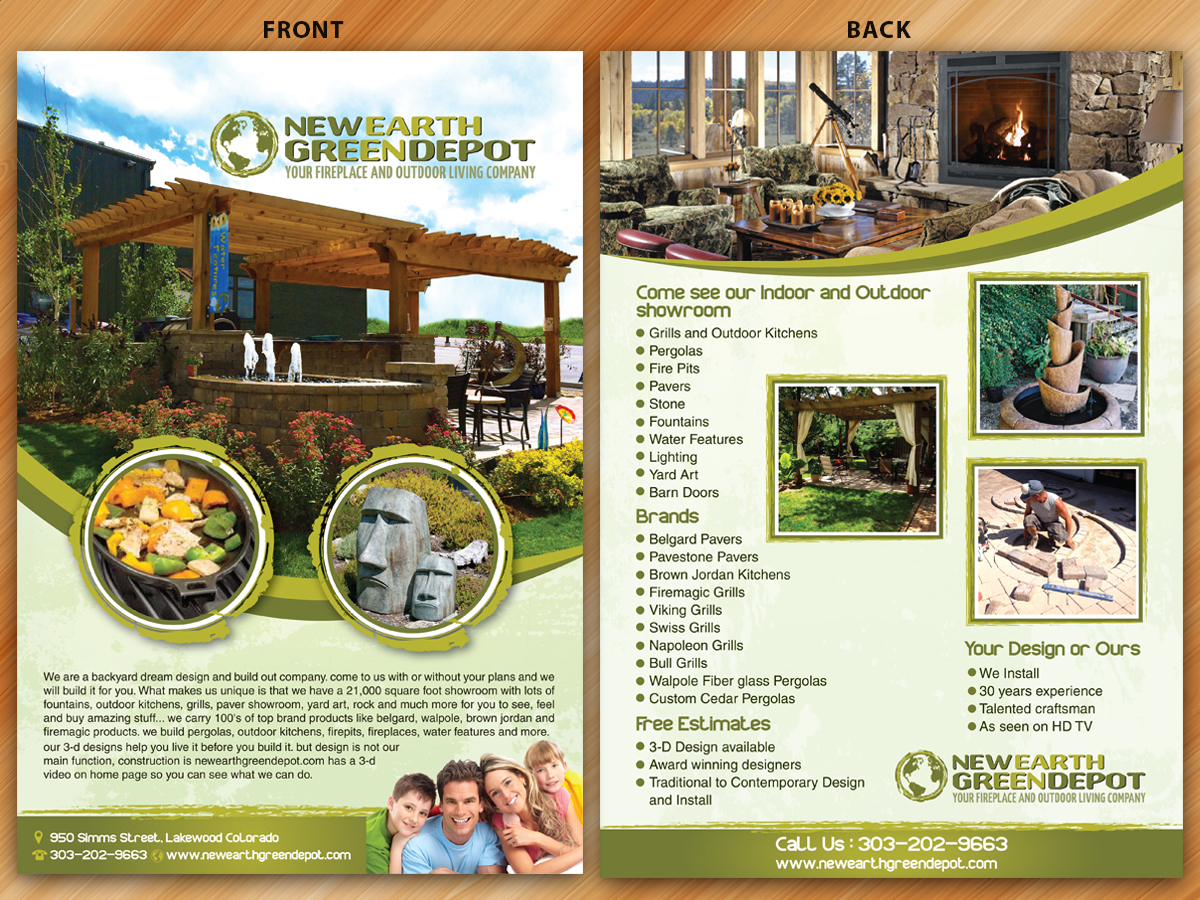 Flyer Design by Sarmishtha Chattopadhyay_loginchange for newearthgreendepot | Design #5616088