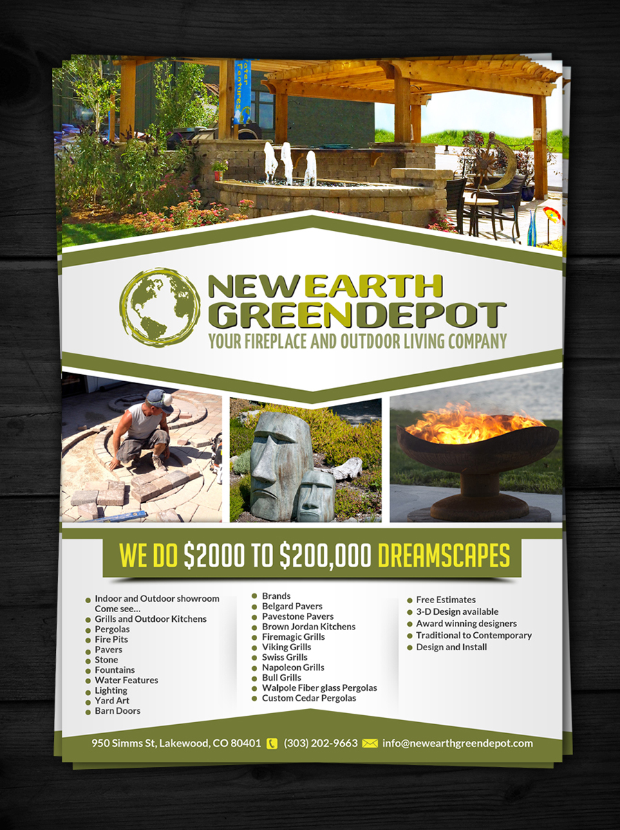 Flyer Design by ESolz Technologies for newearthgreendepot | Design #5544221