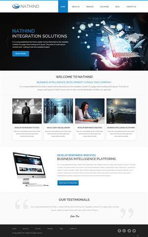 Web Design by pb for this project | Design #5551663
