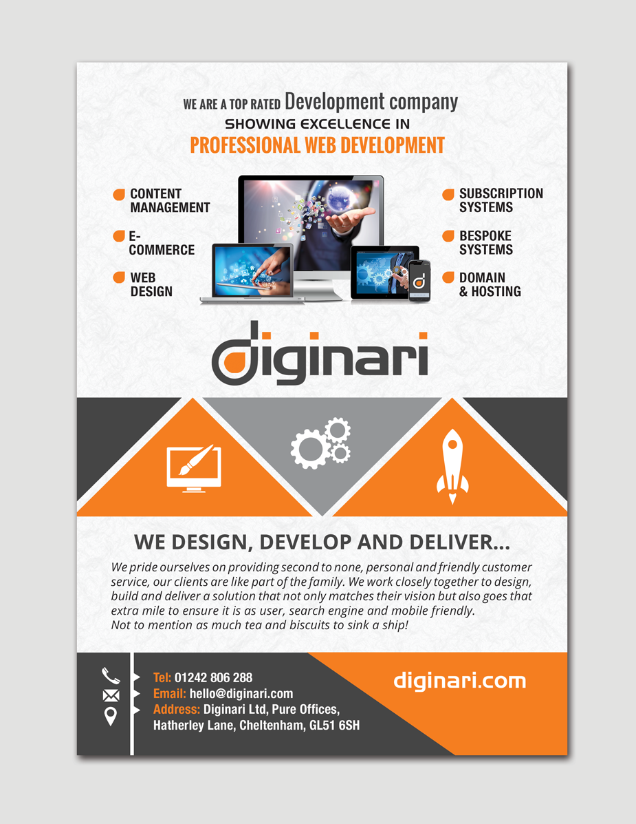 Flyer Design by Adylhere for Diginari Ltd | Design #5584084