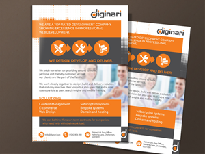 Diginari advertisement one page flyer design | Flyer-Design von MilM