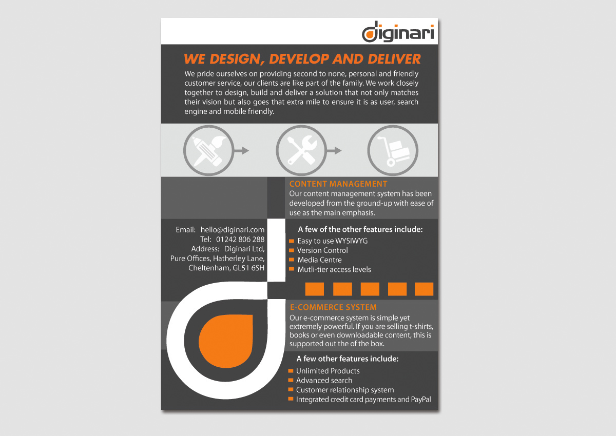 Design de Flyer par Elen_ka pour Diginari Ltd | Design #5555039