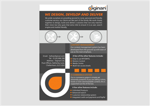 Design de Flyer par Elen_ka pour Diginari Ltd | Design : #5555039