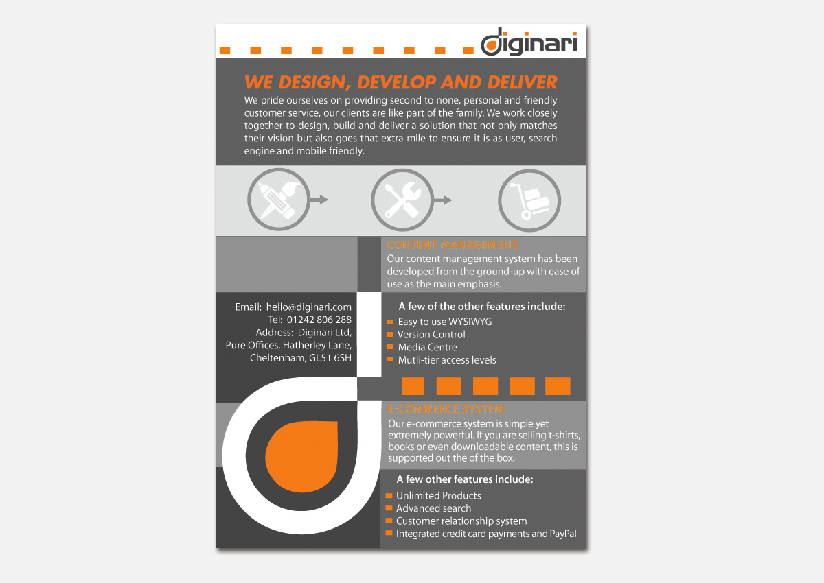 Flyer Design by Elen_ka for Diginari Ltd | Design #5555041