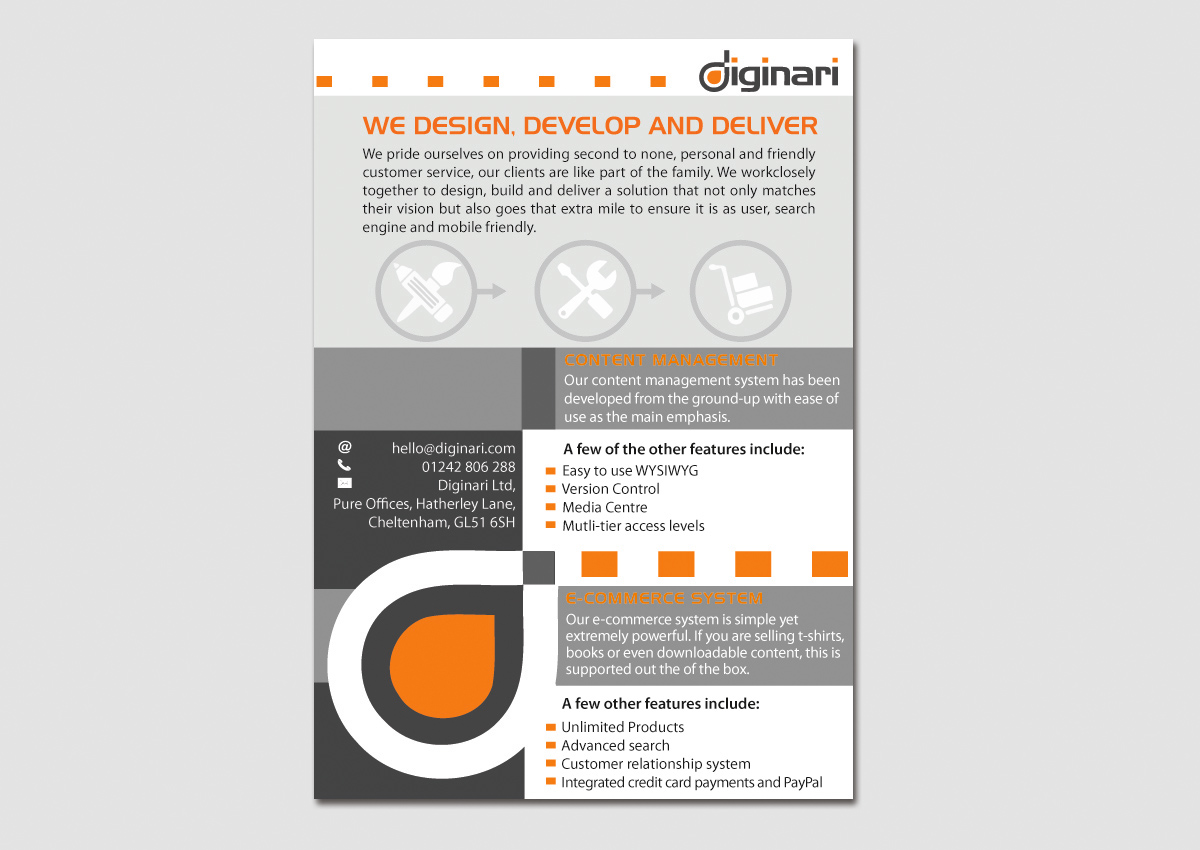 Design de Flyer par Elen_ka pour Diginari Ltd | Design #5578621