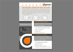 Design de Flyer par Elen_ka pour Diginari Ltd | Design : #5600865