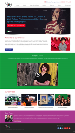Web Design by pb for Maverick Web Video | Design: #5564632