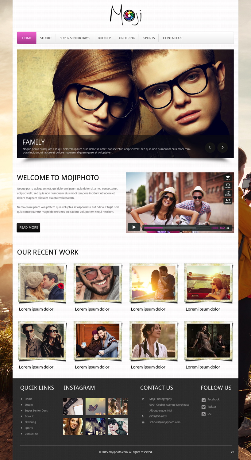 Web Design by pb for Maverick Web Video | Design #5564641
