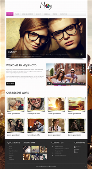 Web Design by pb for Maverick Web Video | Design: #5564641