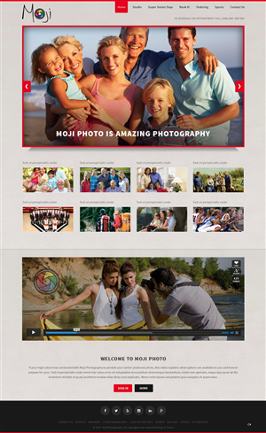 Web Design by pb for Maverick Web Video | Design: #5564649