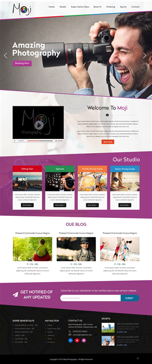 Web Design by pb for Maverick Web Video | Design: #5564651