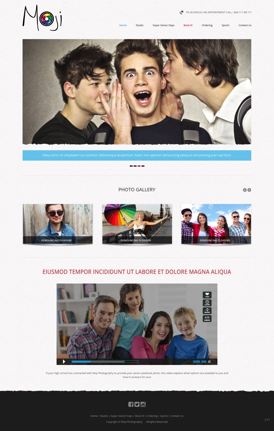 Web Design by pb for Maverick Web Video | Design #5564654