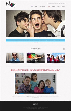 Web Design by pb for Maverick Web Video | Design: #5564654
