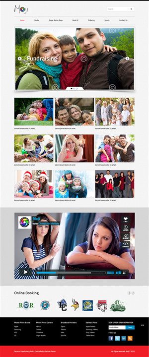 Web Design by pb for Maverick Web Video | Design: #5564656