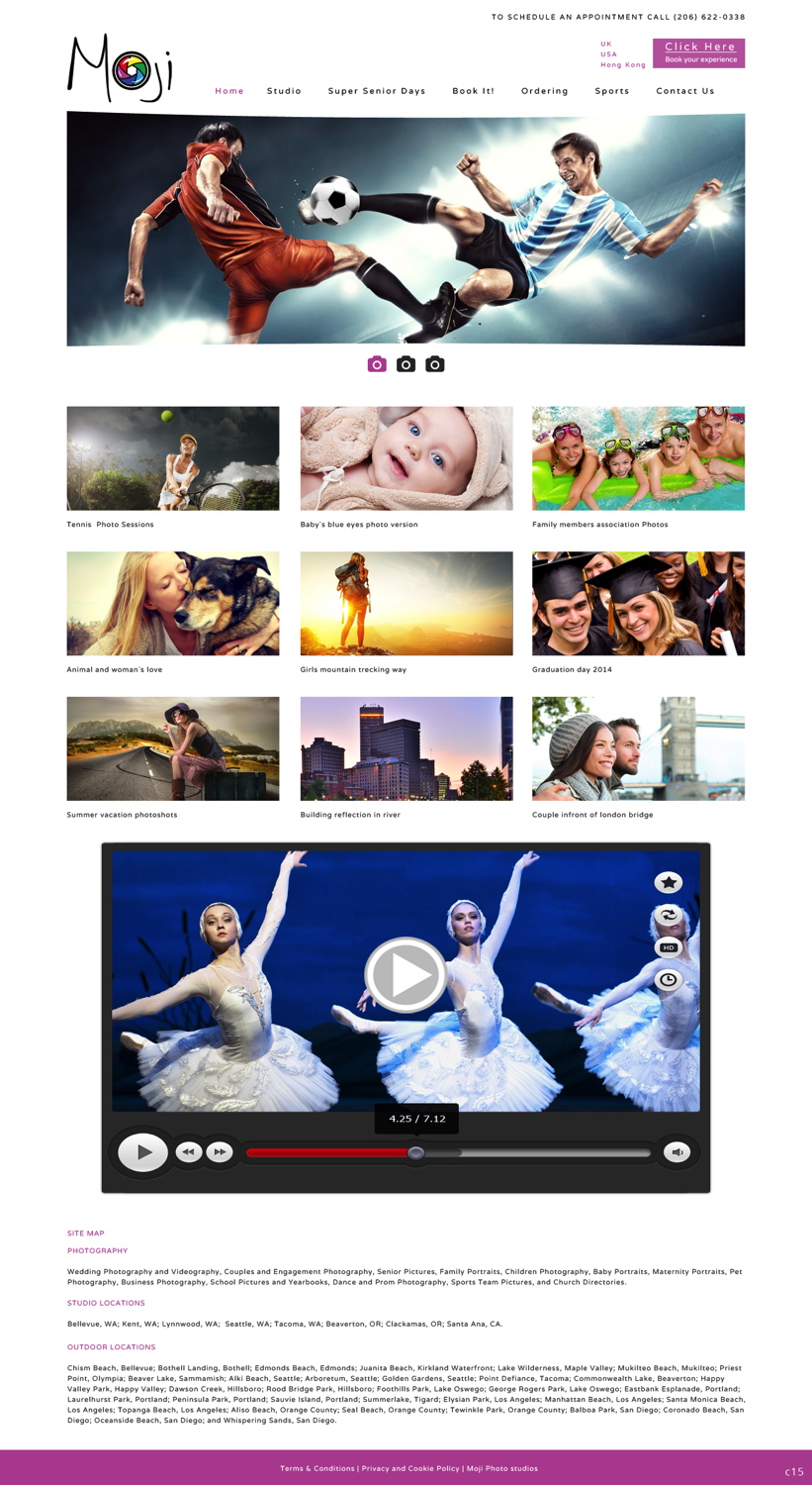 Web Design by pb for Maverick Web Video | Design #5564658