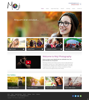 Web Design by pb for Maverick Web Video | Design: #5564661