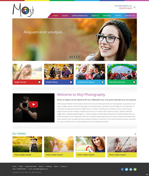 Web Design by pb for Maverick Web Video | Design: #5619995
