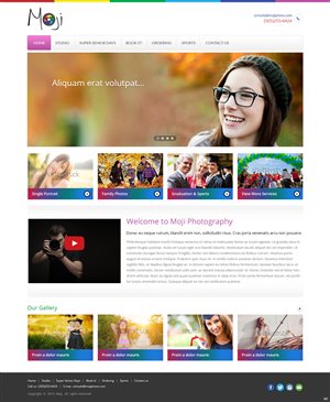 Diseño Web por pb para Maverick Web Video | Diseño #5732449