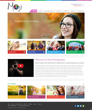 Web Design by pb for Maverick Web Video | Design: #5763960
