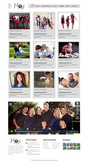 Web Design by OM for Maverick Web Video | Design: #5569532