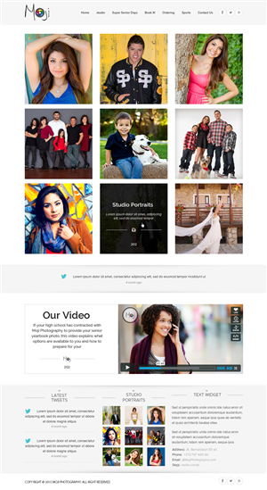 Web Design by OM for Maverick Web Video | Design: #5569554