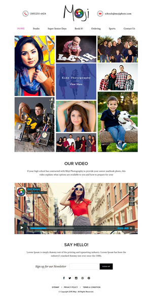 Web Design by OM for Maverick Web Video | Design: #5569575