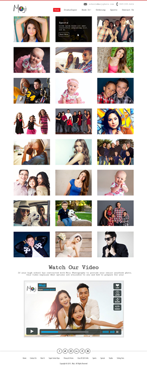 Web Design by OM for Maverick Web Video | Design: #5569584