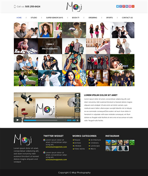 Web Design by OM for Maverick Web Video | Design: #5569653