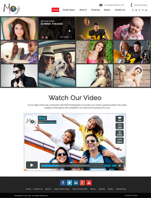 Web Design by OM for Maverick Web Video | Design: #5569658