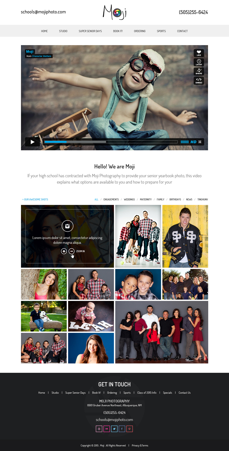 Web Design by OM for Maverick Web Video | Design #5569667