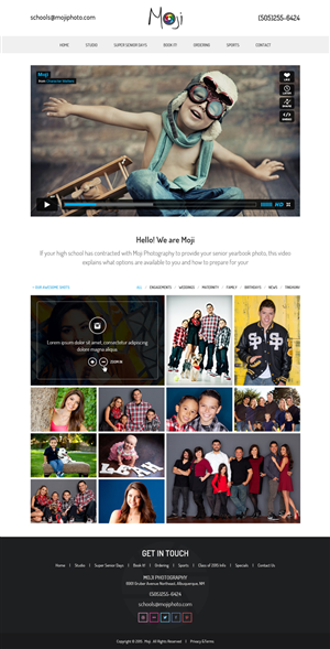 Web Design by OM for Maverick Web Video | Design: #5569667
