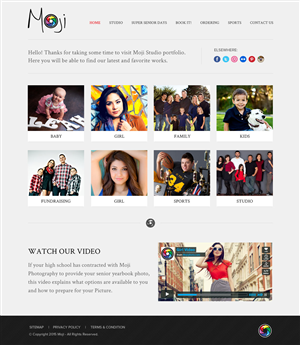 Web Design by OM for Maverick Web Video | Design: #5569674