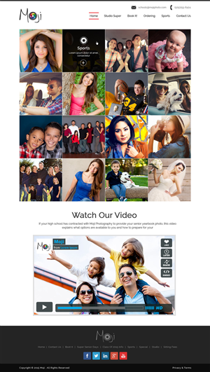Web Design by OM for Maverick Web Video | Design: #5569715