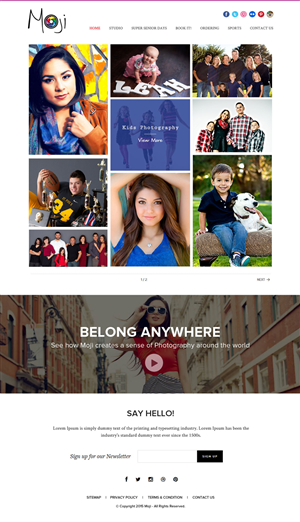 Web Design by OM for Maverick Web Video | Design: #5569757