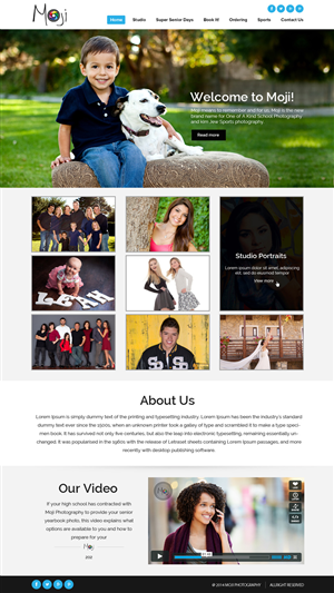 Web Design by OM for Maverick Web Video | Design: #5608256