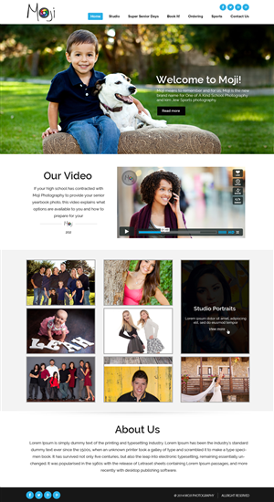 Diseño Web por OM para Maverick Web Video | Diseño #5712100