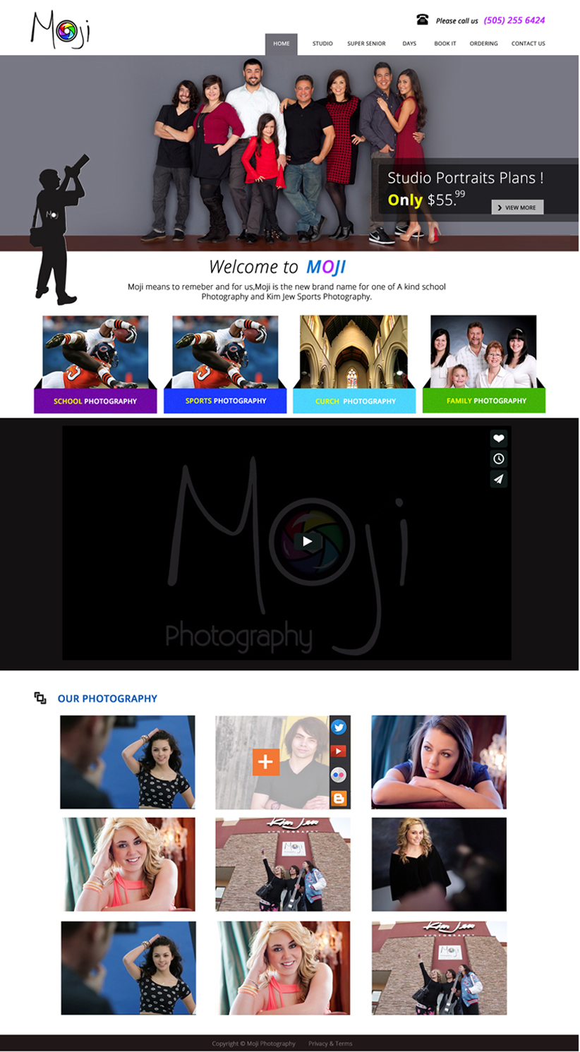 Web Design by GK for Maverick Web Video | Design #5562547