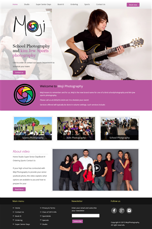 Web Design by Shashka designs for Maverick Web Video | Design: #5623283