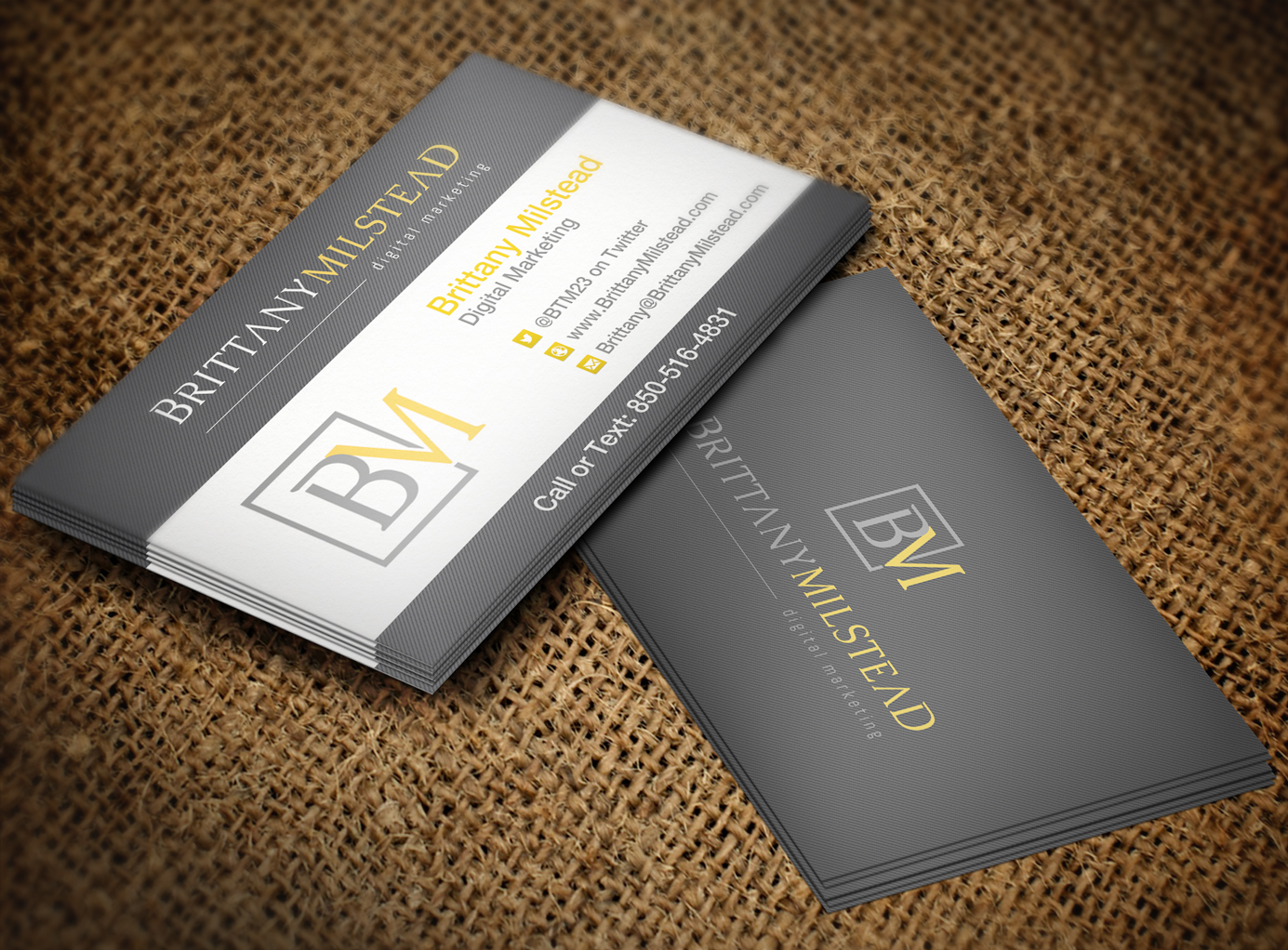 Business Card Design by Lanka Ama for TBMilstead Inc. | Design #5536684