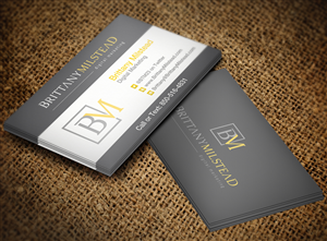 Visitenkarten-Design von Lanka Ama für TBMilstead Inc. | Design: #5536684