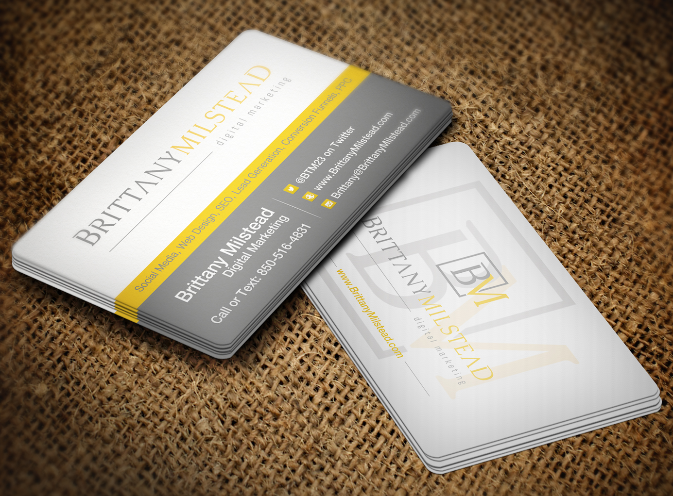 Business Card Design by Lanka Ama for TBMilstead Inc. | Design #5536685