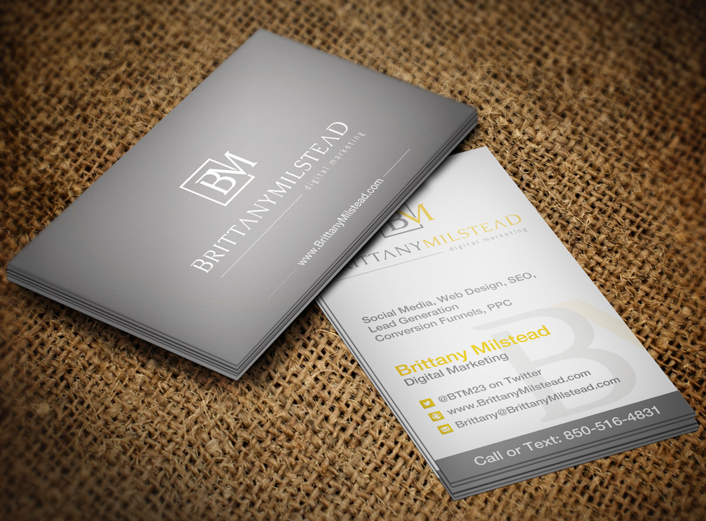Business Card Design by Lanka Ama for TBMilstead Inc. | Design #5536688