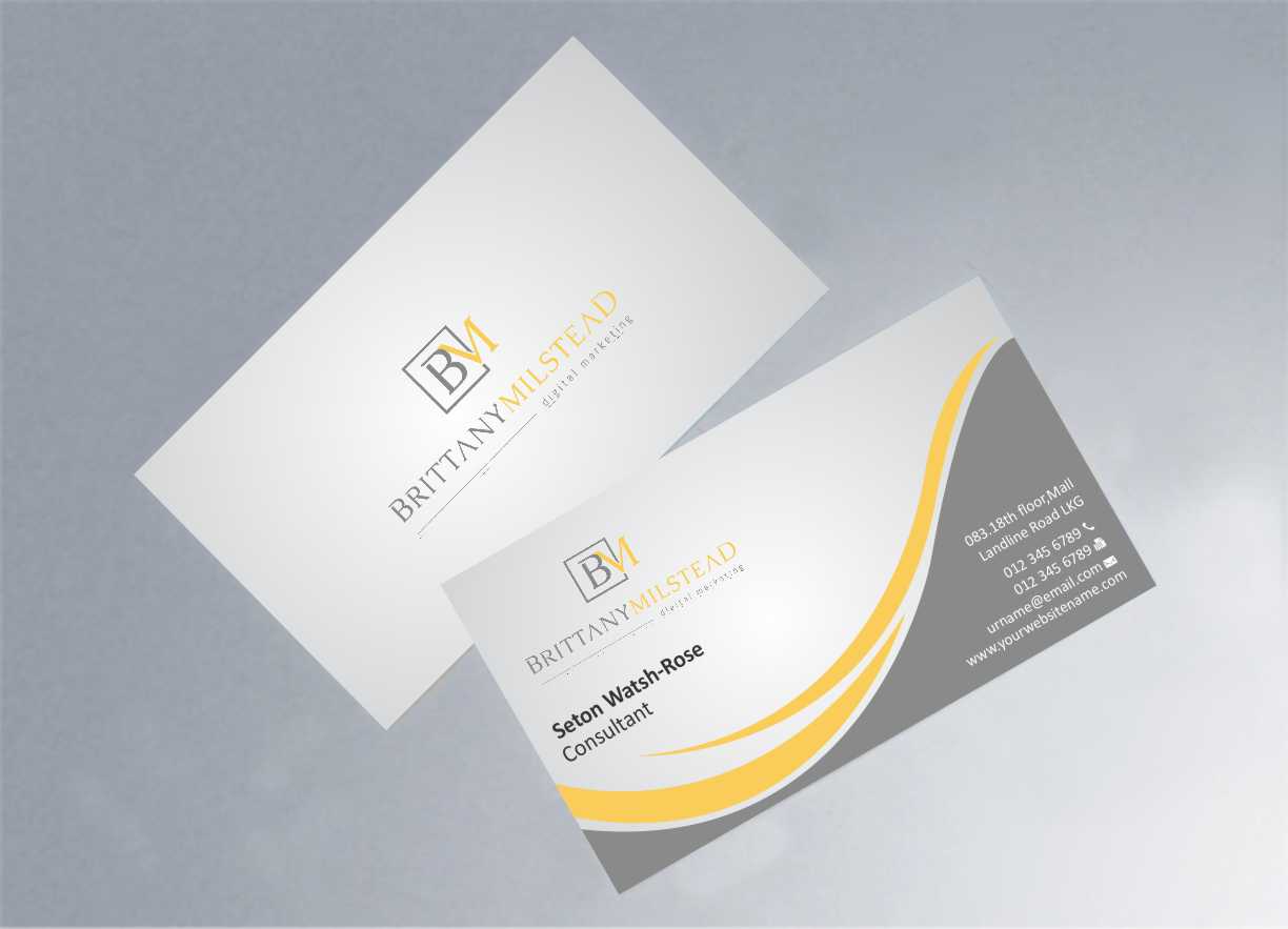 Business Card Design by szabist for TBMilstead Inc. | Design #5573272