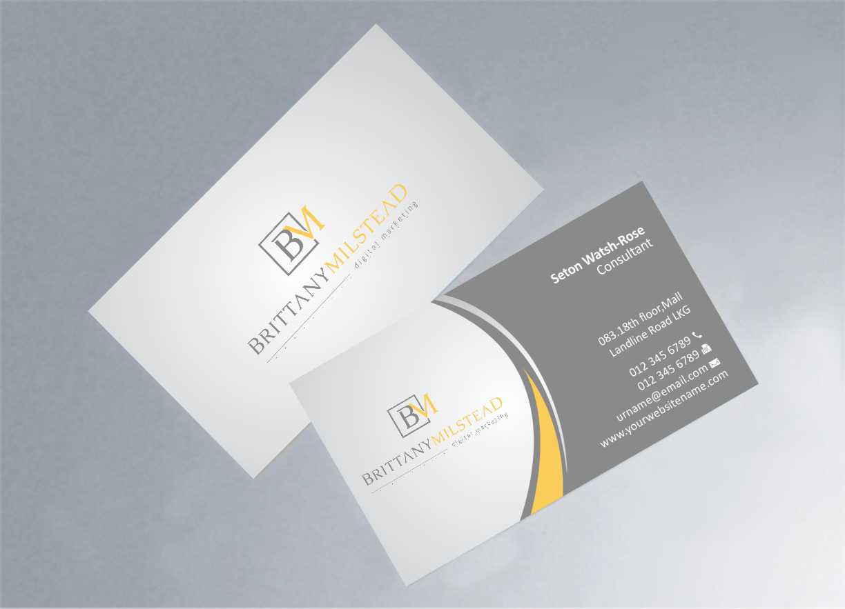 Business Card Design by szabist for TBMilstead Inc. | Design #5573274