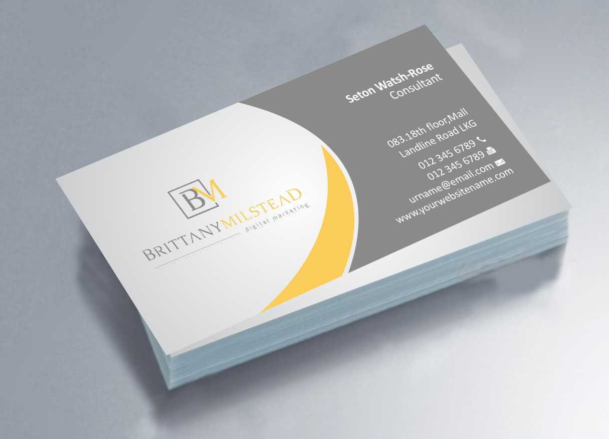 Business Card Design by szabist for TBMilstead Inc. | Design #5573275