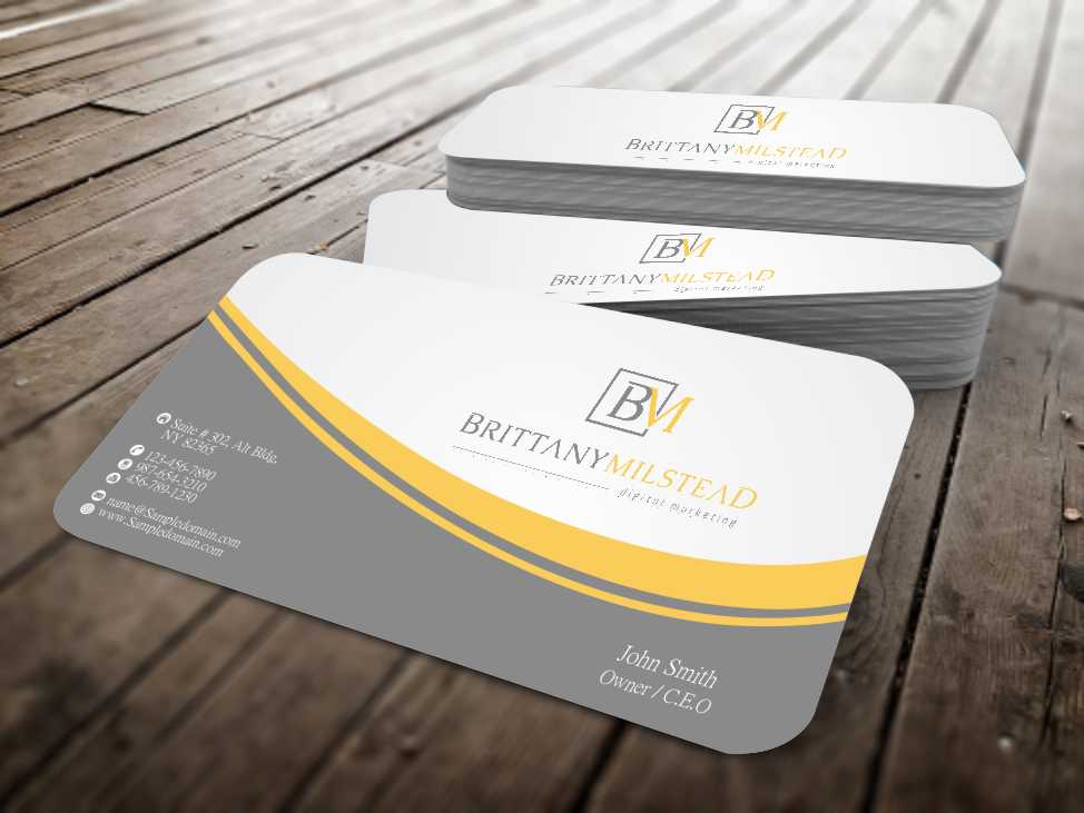 Business Card Design by szabist for TBMilstead Inc. | Design #5573277