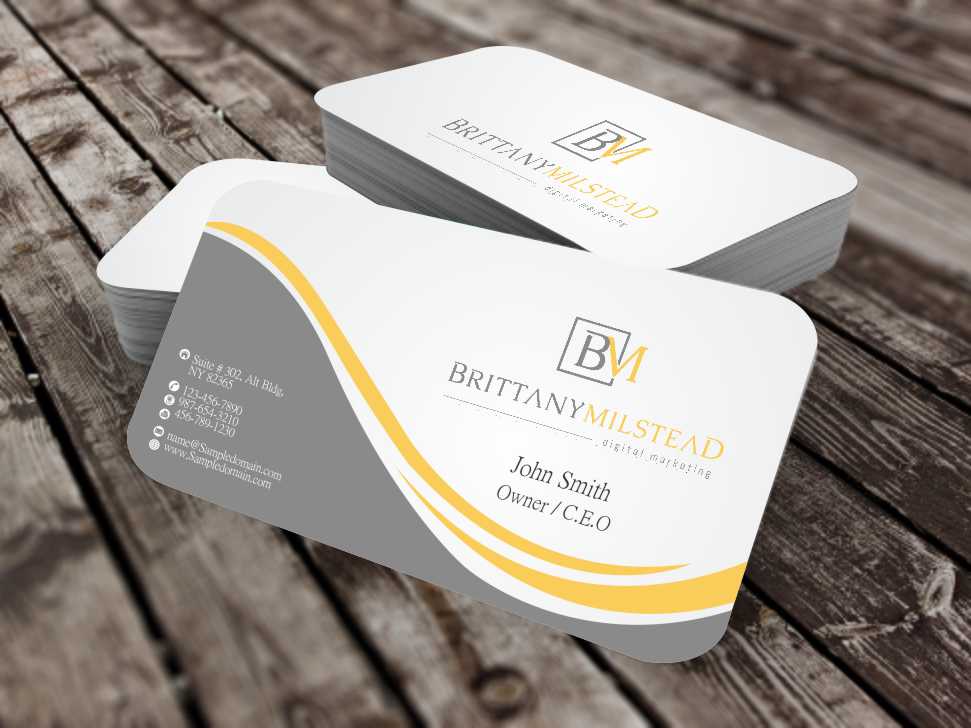 Business Card Design by szabist for TBMilstead Inc. | Design #5573281