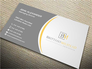 Visitenkarten-Design von szabist für TBMilstead Inc. | Design: #5573283